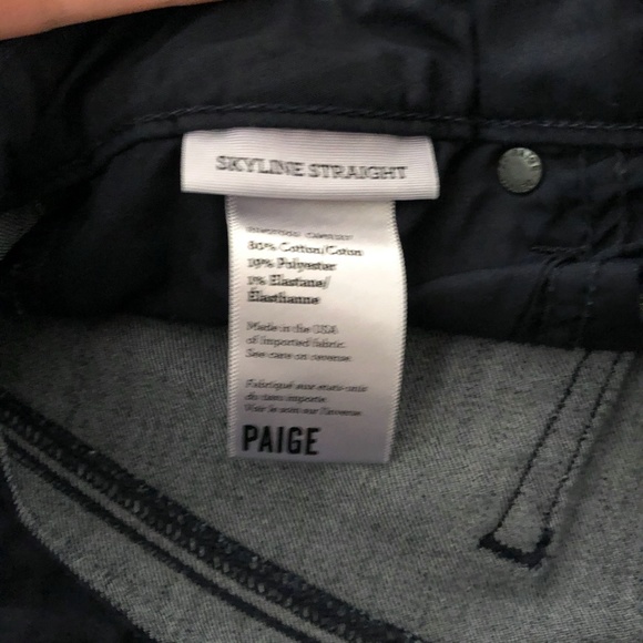 Paige Skyline Straight Leg Jeans Palmer Wash Sz 29 - Picture 6 of 8